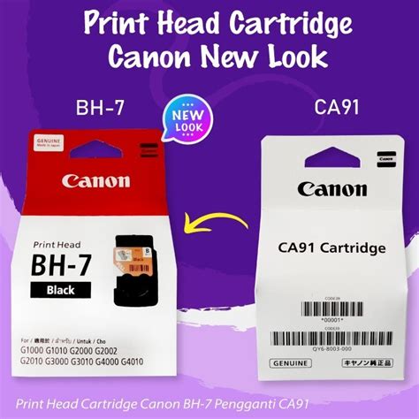 Jual Print Head Cartridge Canon BH 7 BH7 Printer G1000 G2000 G3000