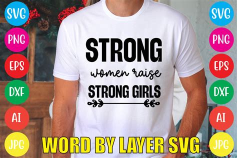 Strong Woman Svg Bundle She Is Strong Fearless Warm Loving Svg Mother