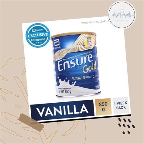 Ensure Gold Vanilla Flavor G Shopee Philippines