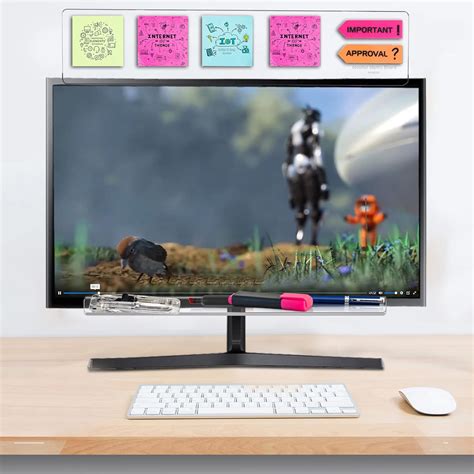 Amazon 2 PCS Multifunction Computer Monitor Memo Board Monitor