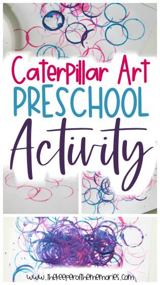 Caterpillar Art Preschool Activity - The Keeper of the Memories