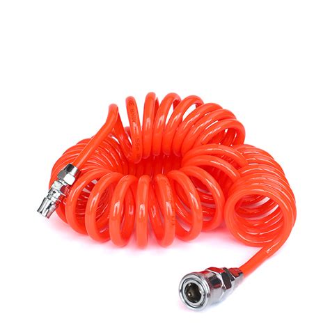 8 5mm OD ID Polyurethane Spiral PU Spring Tube Air Compressor Hose