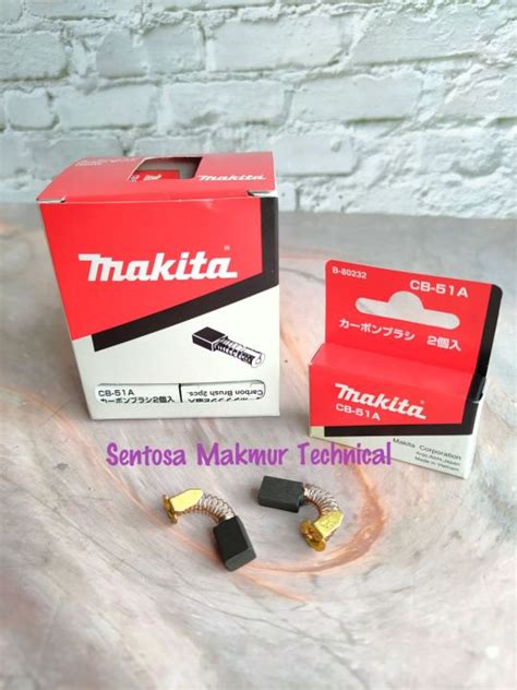 MAKITA 51 A Carbon Brush Arang Bostel Kul CB 51A ASLI ORIGINAL Lazada