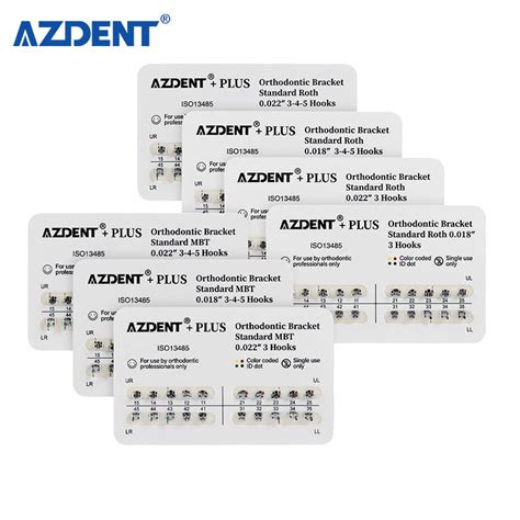 Dental Standard Roth 022 Mbt 018 Split Welding Straight Wire Plus