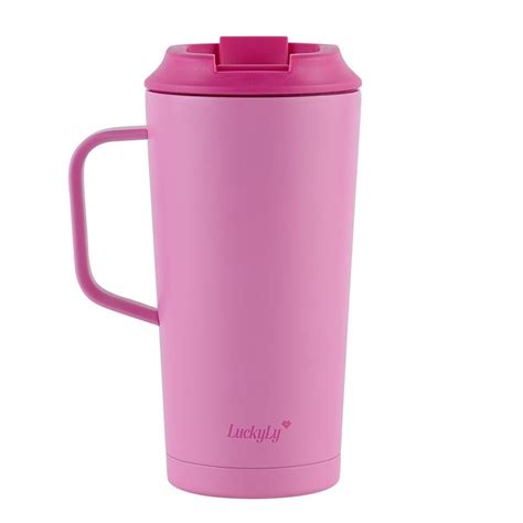 Termo Para Caf Luckyly Acero Inoxidable Inicial H Ml Rosa Coppel