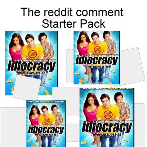 Reddit Comment Starter Pack Rstarterpacks Starter Packs Know