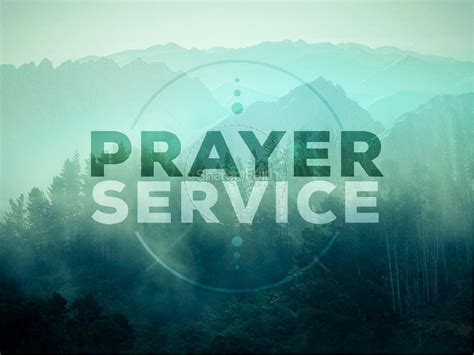 Prayer Service Church PowerPoint | Clover Media