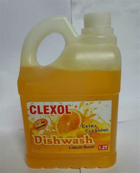 CLEXOL Dishwash Liquid Lemon 1 Liter Fast Cleansing With Long Lasting