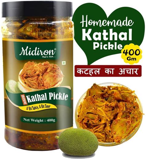 Midiron Homemade Jackfruit Pickle Kathal Ka Achaar Traditional Punjabi Spices Taste Jackfruit