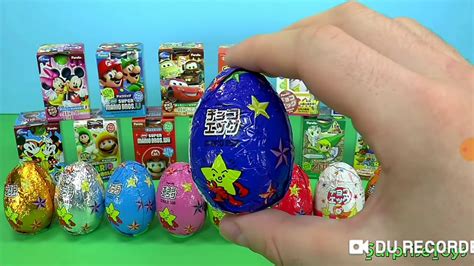 Furuta Surprise Eggs Disney Pixar Cars Super Mario Mickey Mouse