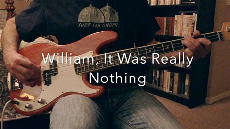 William It Was Really Nothing Bass The Smiths Youtube