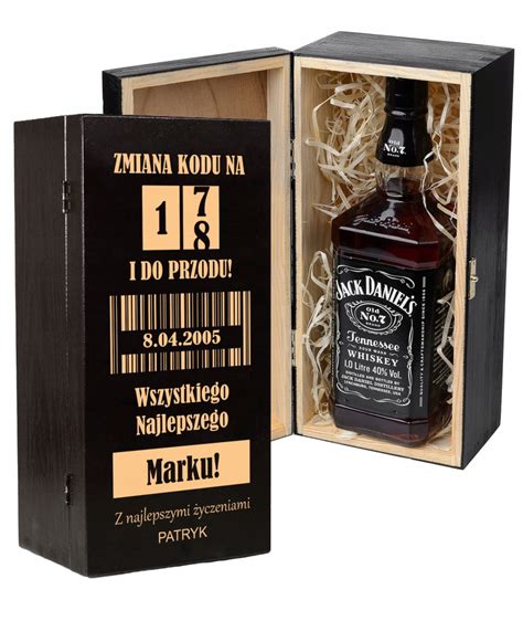 Skrzynka Na Alkohol Prezent Na Urodziny Grawer