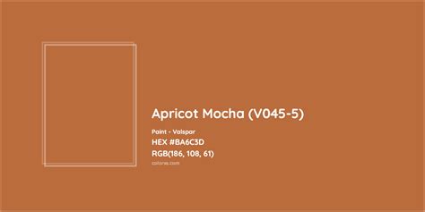 Valspar Apricot Mocha V Paint Color Codes Similar Paints And