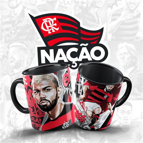 Artes Caneca Flamengo Na O Pack Sublima O Elo