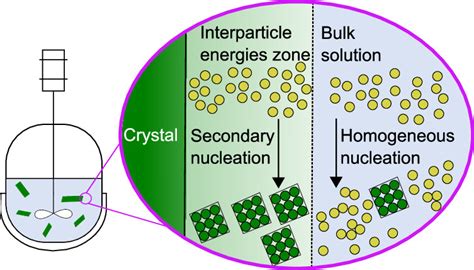 Secondary Nucleation By Interparticle Energies Ii Kinetics Crystal