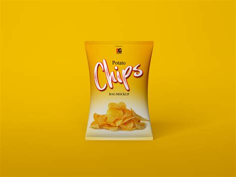 Chips Bag Mockup Free Psd Templates