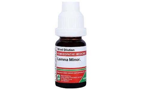 Adel Lemna Minor Dilution Uses Price Dosage Side Effects