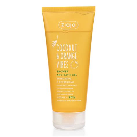 Ziaja Gel De Dus Coconut Orange Vibes Shower And Bath Gel Pink Panda