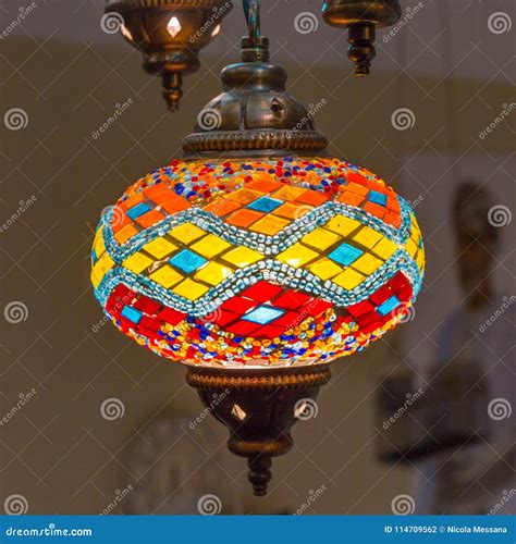 Beautiful Arabian Lamps At Souk Of Nizwa Oman Editorial Photography