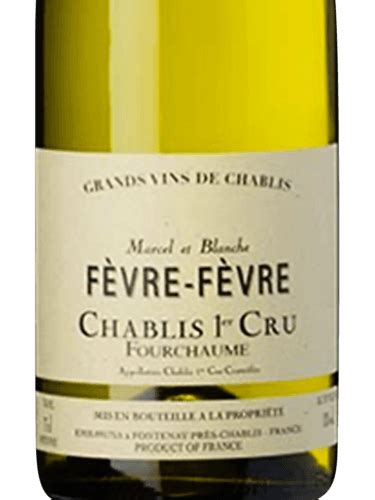 2019 Domaine Nathalie Et Gilles Fevre Chablis 1er Cru Fourchaume