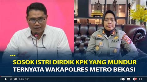 Sosok Istri Asep Guntur Dirdik Kpk Yang Mundur Ternyata Wakapolres