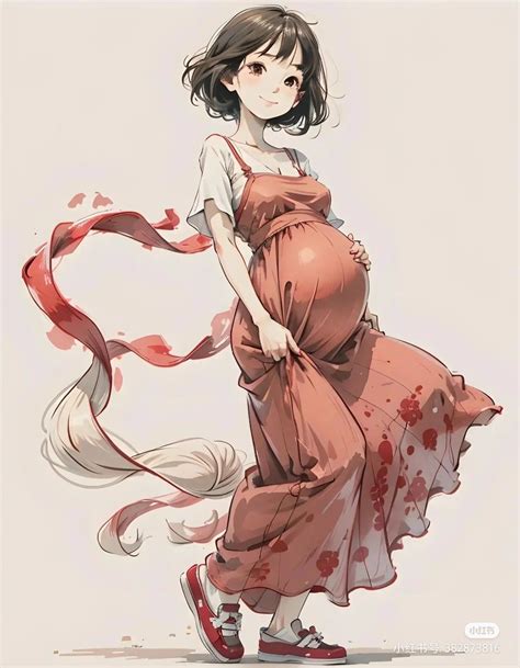 Pregnant Anime Bebe Arte De Embarazo Chica Anime