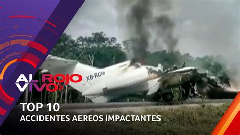 Top Accidentes A Reos M S Impactantes Youtube