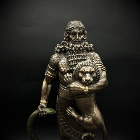 King of Uruk Gilgamesh Statue Ancient Mesopotamian Mythology Epic of ...