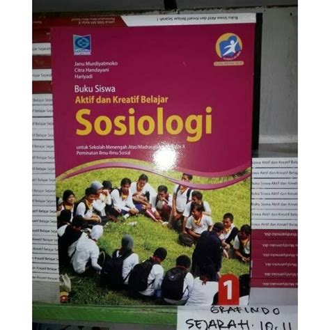 Jual Buku Siswa Aktif Dan Kreatif Belajar Sosiologi Sma Ma Kelas X