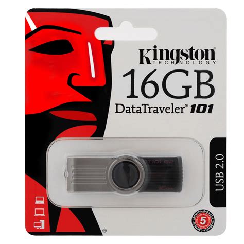 Kingston 16GB DataTraveler 101 G2 USB 2 0 Flash Drive