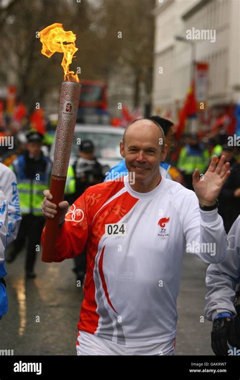 Beijing Olympics Torch Relay - London Stock Photo - Alamy