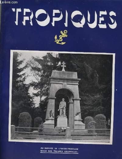 Tropiques Revue Des Troupes Coloniales N By Collectif Bon