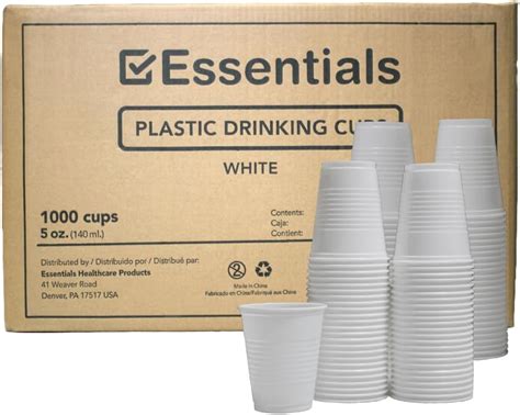 Essentials Healthcare Products Essentials Plastic Drinking