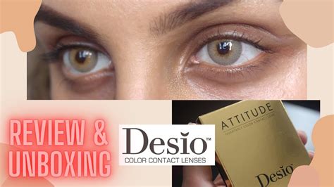 Desio Lenses Tender Hazel Unboxing And Review Youtube