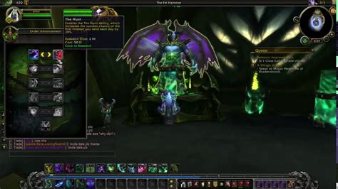 World Of Warcraft Legion Beta The Demon Hunter Class Campaign 2 Youtube