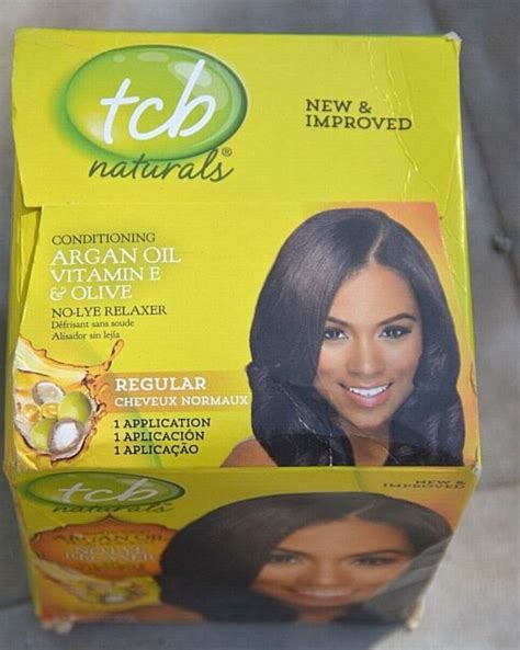 Tcb Naturals Olive Oil No Lye Relaxer Kit Regular Ea For Sale Online