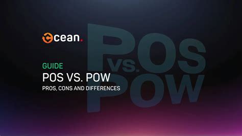 Proof Of Stake Vs Proof Of Work Pros Cons Differences Coincean