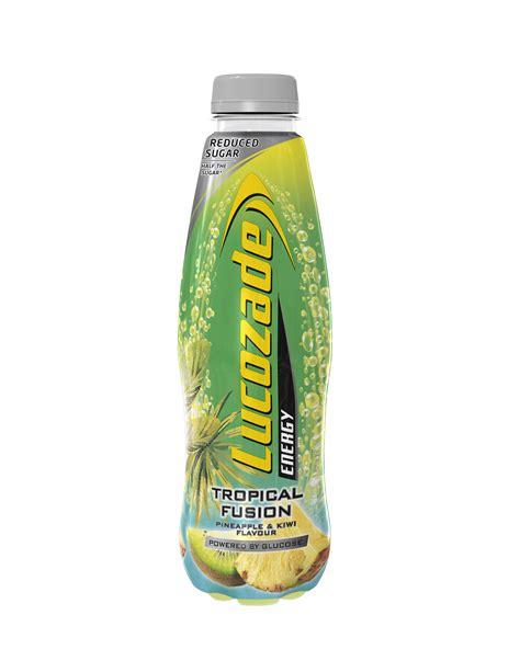 Lucozade Unveils Energy Reduced Sugar Tropical Fusion