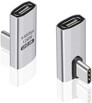 Duttek Usb C U Adapter Pack Usb C Degree Adapter Support Gbps