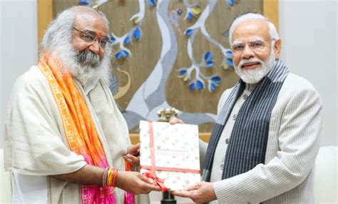 Congress Leader Acharya Pramod Krishnam Met Pm Modi