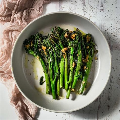 Roasted Tenderstem Broccoli With Garlic And Lemon Kate The Baker