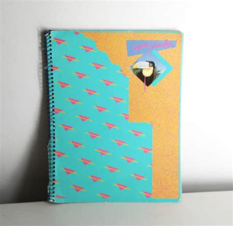 Vintage 80s Trapper Keeper Super Shades Notebook Mead