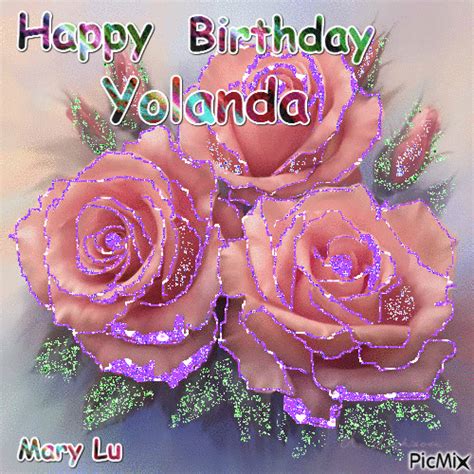 Happy Birthday Yolanda GIF