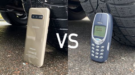 Samsung Galaxy S10 Vs Nokia 3310 Vs Car Youtube