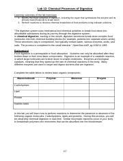 AP2 Lab12 Chemical Processes Of Digestion SP21 Docx Lab 12 Chemical