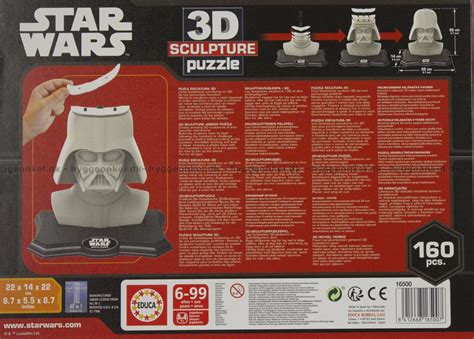 D Star Wars Darth Vader Brikker Puslespill Educa