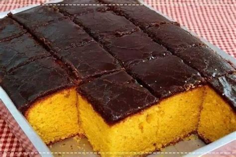 Receita De Bolo De Cenoura Fofinho Cobertura De Chocolate Durinha