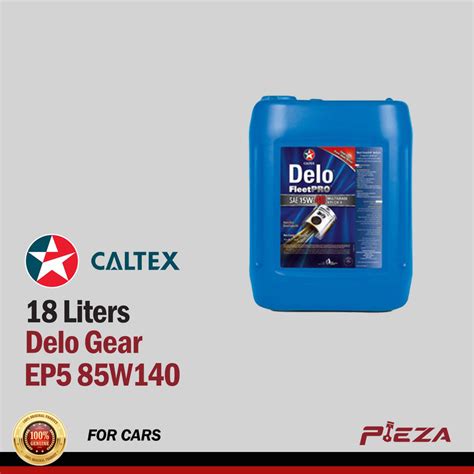 CALTEX Delo Gear EP5 85W140 Automotive Gear Oils 18 Liters Pieza