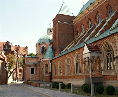 Breslau Kathedrale Johannes Des T Ufers Seitenschiff Und