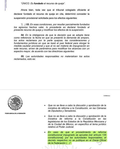 Juez aliado de Norma Piña frena publicación de la Reforma Judicial